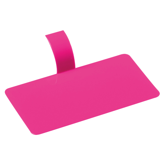 Support à pâtisserie Palet' rectangle fuchsia 100x55x20 mm