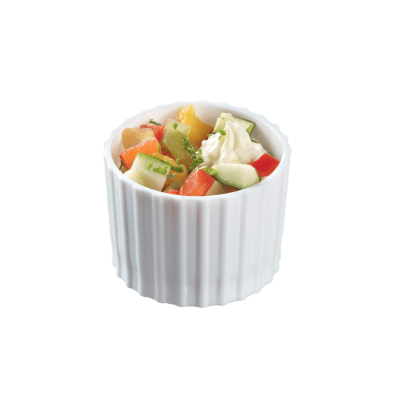 Verrine Pasta Ditalini PP blanc 60 ml