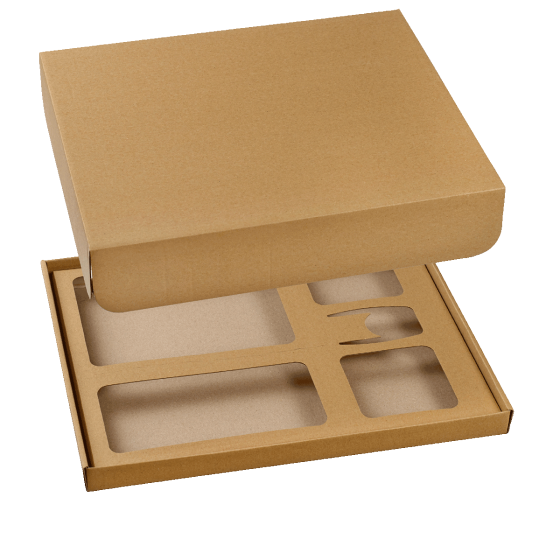 Coffret Ecokraft pour vaisselle Kanopée 366x295 mm