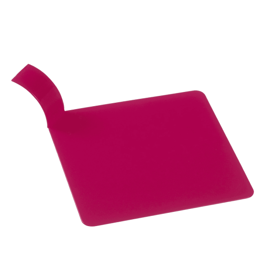 Support à pâtisserie Palet' carré fuchsia 80x80x20 mm