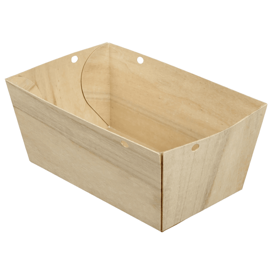 Coffret Bourriche bois 297x192x125 mm