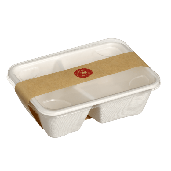 Bandeau papier kraft ajustable pour barquettes