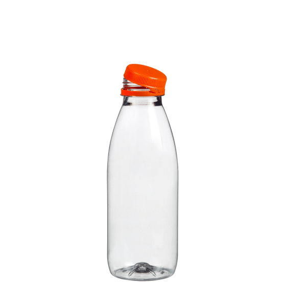 Bottiglia di plastica con tappo da 500 ml