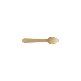 Mini cuillère bois 95 mm - 50 paquets de 100