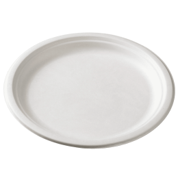 Assiette ronde pulpe de canne Ø260 mm