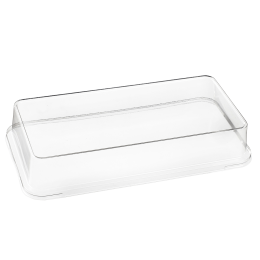 Couvercle RPET pour assiette Kanopée 200x100 mm