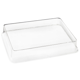 Couvercle RPET pour assiette Kanopée 200x150 mm