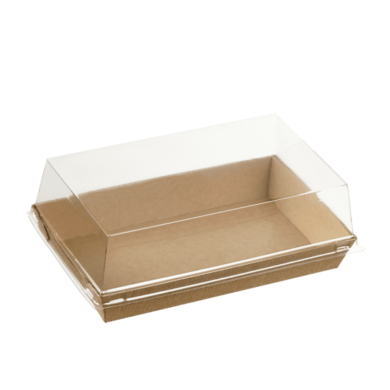 Barquette Quartz carton avec lamination 160x100 mm
