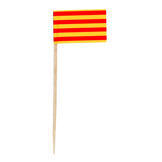 Stecchino bandiera Catalana