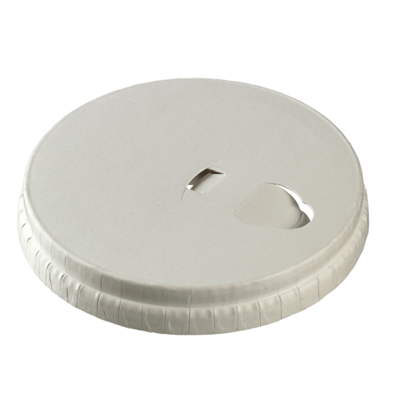 Coperchio in polpa di canna per bicchieri 200 ml
