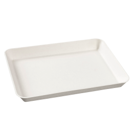 Piatto Kanopée in polpa di canna da 200x150 mm