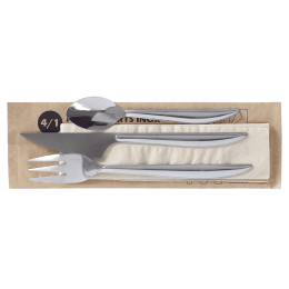 Kit couverts 4/1 inox leger