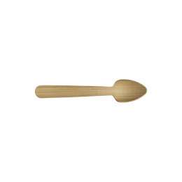 Mini-cucchiaio in bambù da 90 x 20 mm