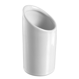 Ciotolina Tub' in ceramica con taglio inclinato da 60 ml