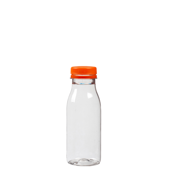 Bottiglia di plastica con tappo da 250 ml