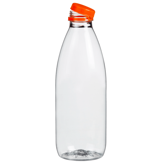 Bottiglia di plastica con tappo da 1.000 ml