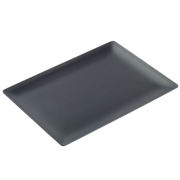 Vassoio Fluid' in PP nero da 390x290 mm