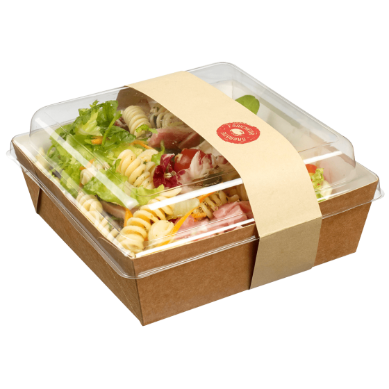 Cesto per insalata +coperchio+fascetta di chiusura 900ml