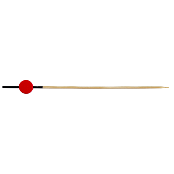 Spiedino rosso e nero da 120 mm