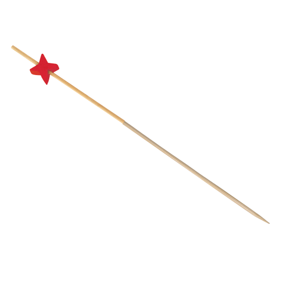 Stecchino stella di bambù - 24 pacchi da 50