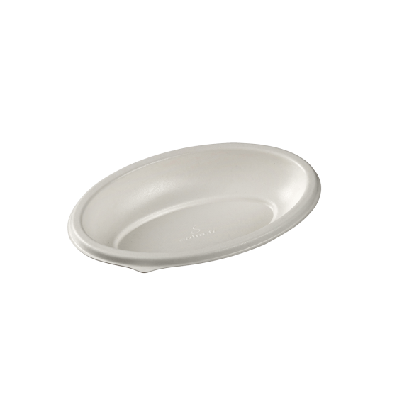 Piatto Galaxie ovale da 131 x 86 x 22 mm bianco