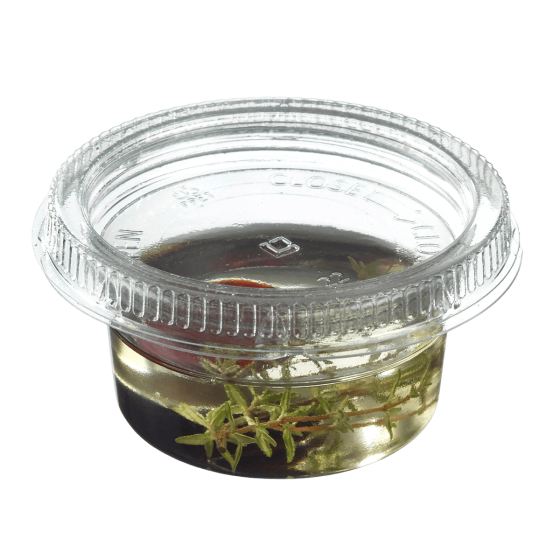 Ciotolina per salsa con coperchio avvitabile da 45 ml Ciotolina per salsa con coperchio avvitabile da 45 ml