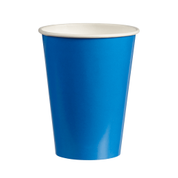 Bicchiere di carta blu da 276 ml