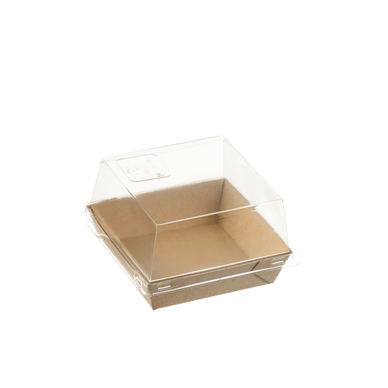 Barquette Quartz carton avec lamination 90x90 mm Barquette Quartz carton avec lamination 90x90 mm