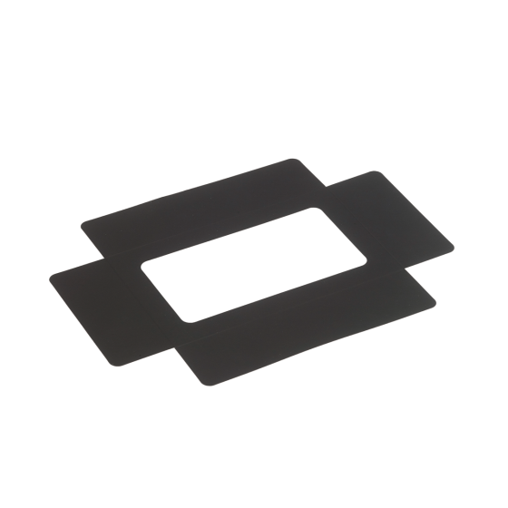 Couvercle noir avec fenêtre pour plateau Fenix 1/4 GN Couvercle noir avec fenêtre pour plateau Fenix 1/4 GN