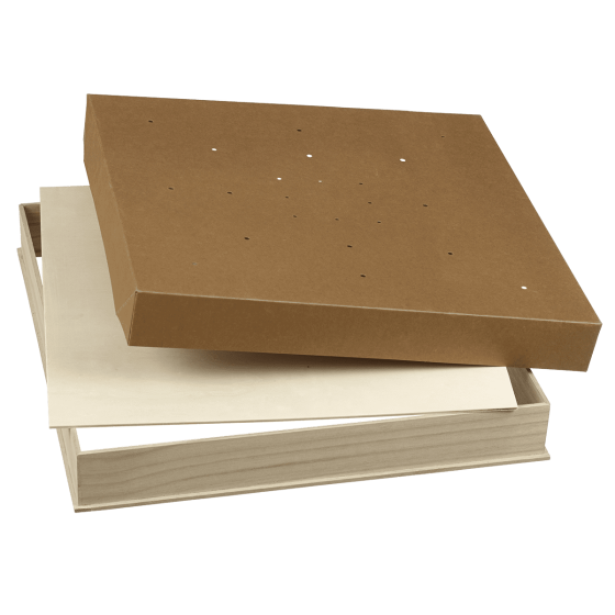 Boîte Modulo bois 360x360 mm Boîte Modulo bois 360x360 mm