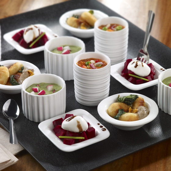 Verrine Pasta Ditalini céramique 60 ml Verrine Pasta Ditalini céramique 60 ml