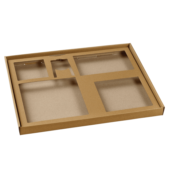 Coffret Ecokraft pour vaisselle Kanopée 366x295 mm Coffret Ecokraft pour vaisselle Kanopée 366x295 mm