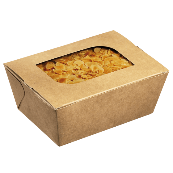 Vaschetta per snack con finestrella da 500 ml Vaschetta per snack con finestrella da 500 ml