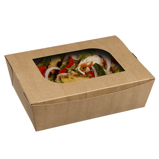 Vaschetta per snack con finestrella da 1.000 ml Vaschetta per snack con finestrella da 1.000 ml