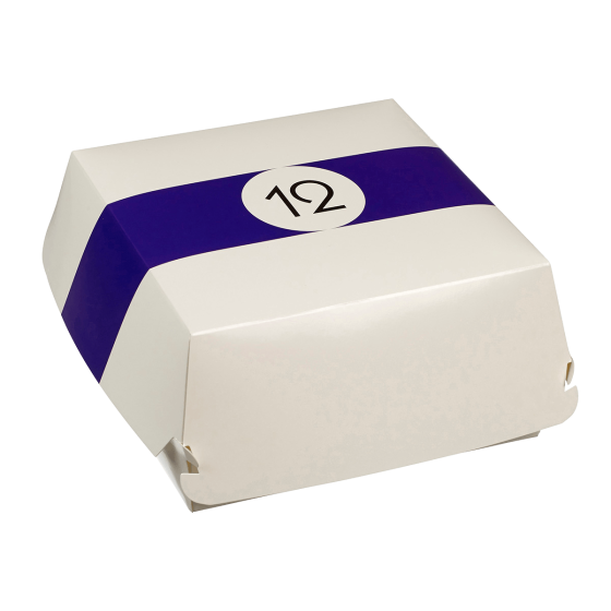 Scatola per hamburger Biliardo da 170 x 170 x 80 mm Scatola per hamburger Biliardo da 170 x 170 x 80 mm