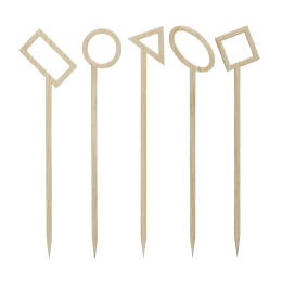 Pique Geometrik - 5 modèles panachés - 100 mm