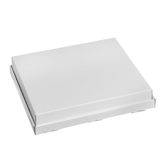 Couvercle Ecokraft compact blanc brillant 331x284x30 mm