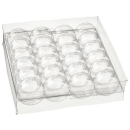 Supporto trasparente per 24 macaron