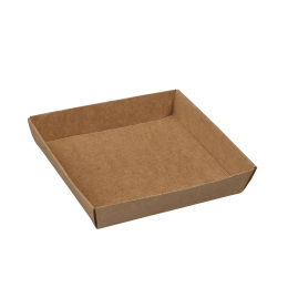 Barquette Quartz carton avec lamination 130x130 mm
