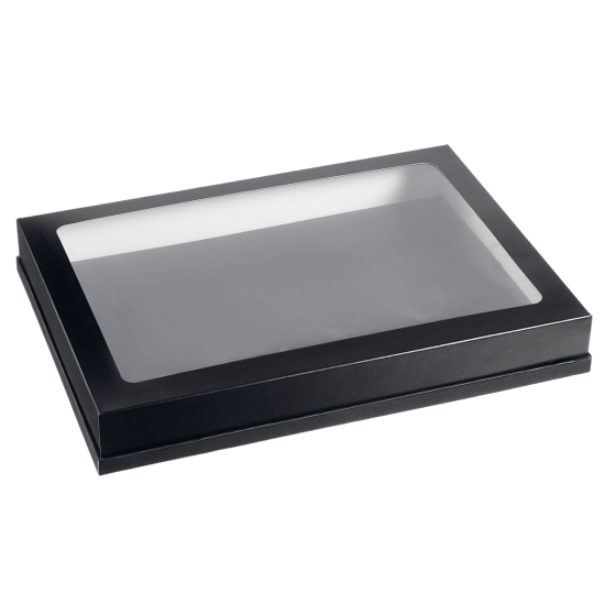 Coperchio nero con finestra per vassoio Fenix Atlas 1/1 Coperchio nero con finestra per vassoio Fenix Atlas 1/1