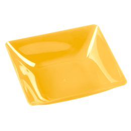 Ciotola Fluid' gialla PS - 10 pacchi da 6