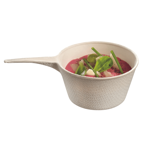 Casserole Eskoffié pulpe de canne avec lamination 50 ml Casserole Eskoffié pulpe de canne avec lamination 50 ml