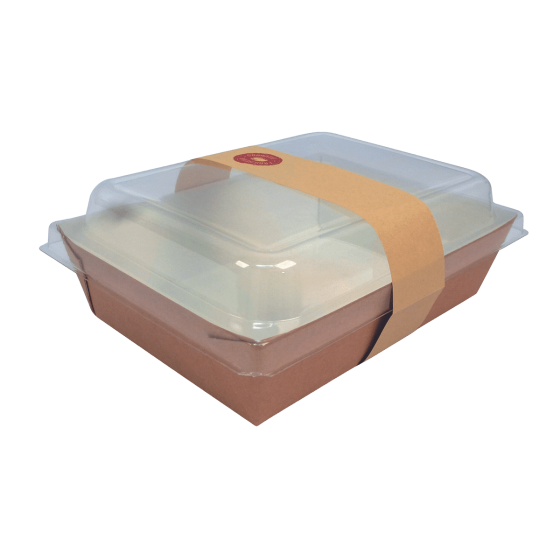 Vaschetta con coperchio e fascetta di chiusura 1000ml