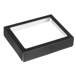 Coperchio nero con finestra per vassoio Fenix 1/2 GN