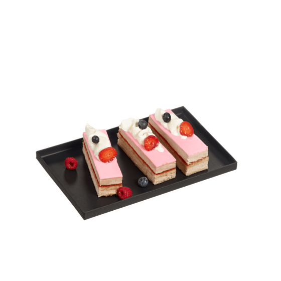 Vassoio Fenix nero opaco 265x159 mm (1/4 GN)