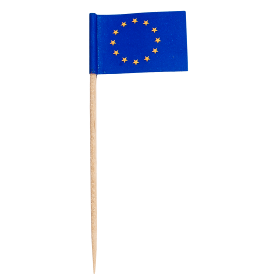 Stecchino bandiera Europa
