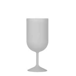 Verre à pied givré PP 175ml