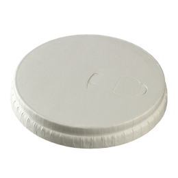 Couvercle carton pour gobelets 200 ml