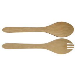 Couverts de service bambou