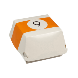 Boîte burger Billard 115x115x70 mm
